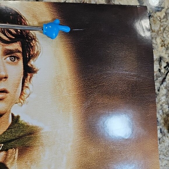 LORD OF THE RINGS THE TWO TOWERS MOVIE POSTER Rare Original DS 27x40 Has Rip - Picture 6 of 8